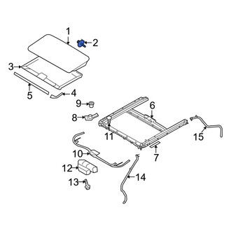 Hyundai OE - Sunroof Glass Screw