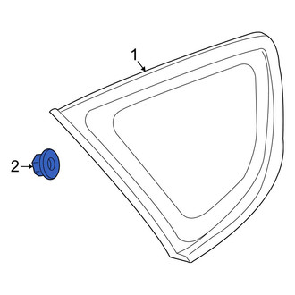 Hyundai OE - Quarter Panel Glass Nut