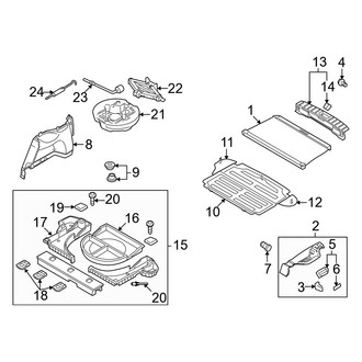Hyundai OE - Rear Body & Floor - Interior Trim (Touring GLS / Touring SE)