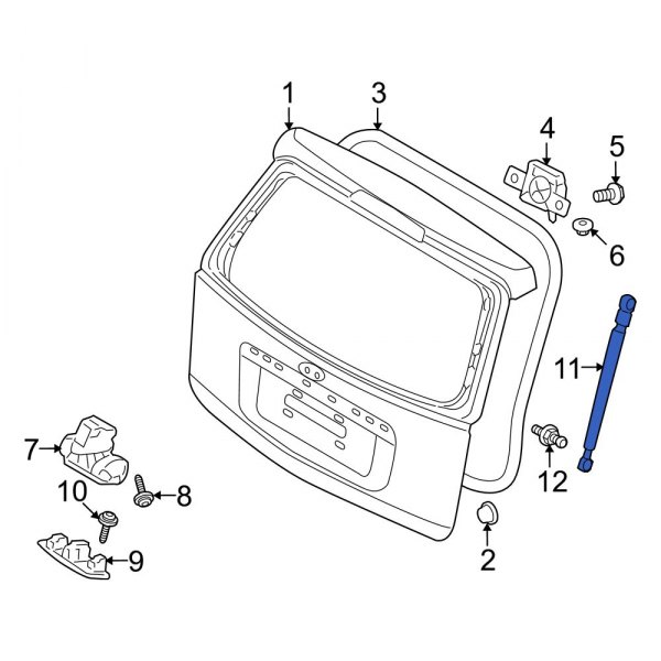 Liftgate Lift Support