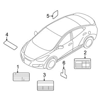 Hyundai OE - Information Labels - Labels