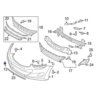 Hyundai OE - Front Tow Eye Cap