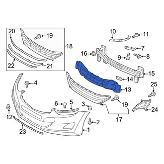 Hyundai OE - Front Bumper Impact Absorber