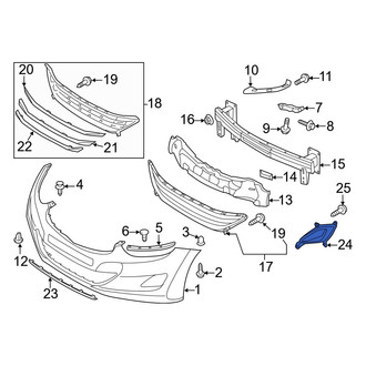 Hyundai OE - Front Left Jack Plug Cover