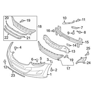 Hyundai OE - Front Bumper - Bumper & Components (Limited / SE / Sport / Value Edition)