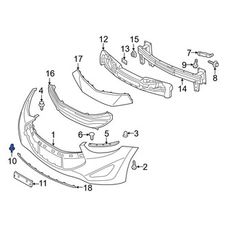 Hyundai OE - Front Tow Eye Cap