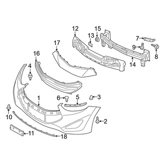 Hyundai OE - Front Bumper - Bumper & Components (GS)
