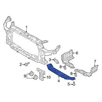 Hyundai OE - Front Radiator Support Splash Shield