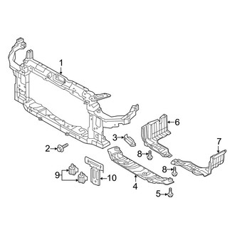 Hyundai OE - Radiator Support (Sedan)