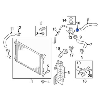 Hyundai OE - Upper Radiator Hose Clamp