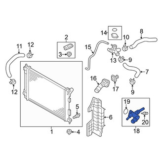 Hyundai OE - Engine Coolant Outlet Flange
