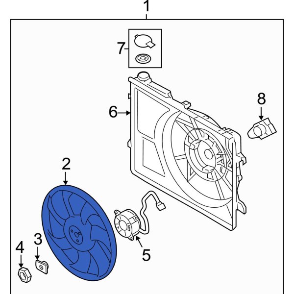 Engine Cooling Fan Blade