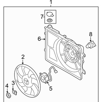 Hyundai OE - Engine Cooling Fan Assembly
