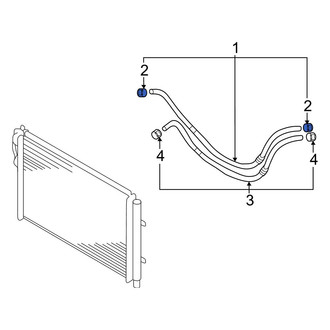 Hyundai OE - Transmission Oil Cooler Line Clamp