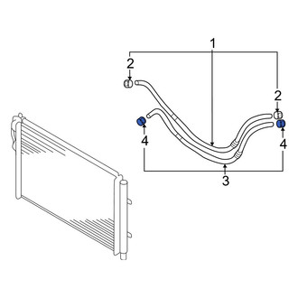 Hyundai OE - Transmission Oil Cooler Line Clamp