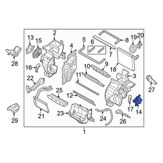 Hyundai OE - Right HVAC Blend Door Actuator