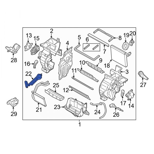 Heater Core Access Cover