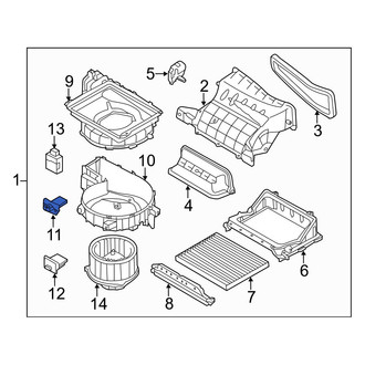 Hyundai OE - HVAC Blower Motor Resistor
