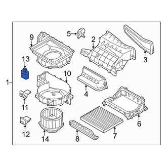Hyundai OE - HVAC Blower Motor Resistor