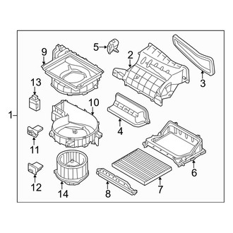 Hyundai OE - Air Conditioner & Heater - Blower Motor & Fan
