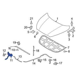 Hyundai OE - Front Hood Latch