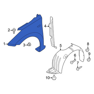 Hyundai OE - Front Left Fender