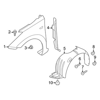 Hyundai OE - Fender & Components (Sedan)