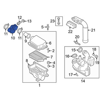Hyundai OE - Engine Air Intake Hose