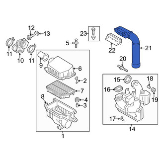 Hyundai OE - Engine Air Intake Hose