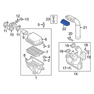 Hyundai OE - Engine Air Intake Hose
