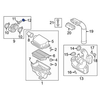 Hyundai OE - Engine Air Duct Clamp