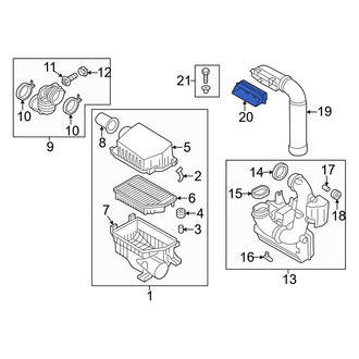 Hyundai OE - Engine Air Intake Hose