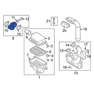 Hyundai OE - Engine Air Intake Hose
