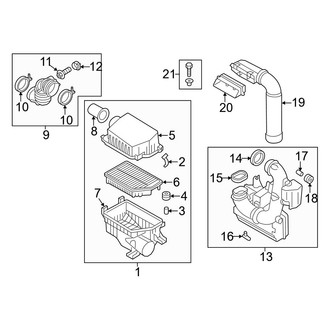 Hyundai OE - Engine / Transaxle - Air Intake (2.0L)