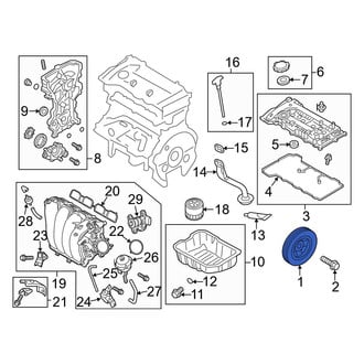 Hyundai OE - Engine Crankshaft Pulley