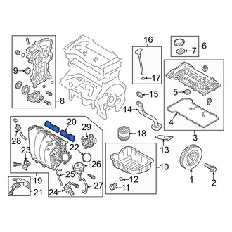 Hyundai OE - Engine Intake Manifold Gasket
