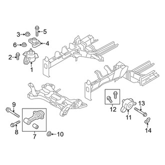 Hyundai OE - Engine / Transaxle - Engine & Transmission Mounting (2.0L)