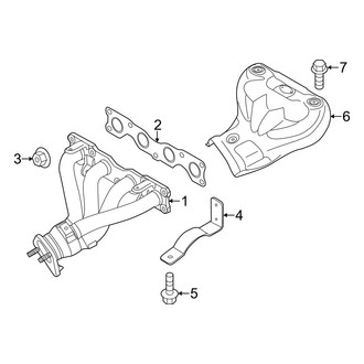 Hyundai OE - Exhaust System - Manifold (Canada, USA Federal Emissions)