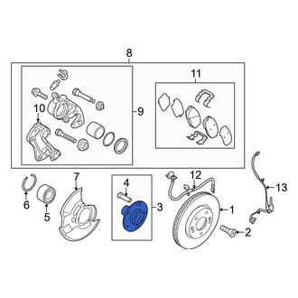 Hyundai OE - Front Wheel Hub