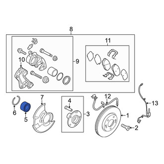 Hyundai OE - Front Wheel Bearing