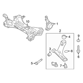 Hyundai OE - Front Suspension - Suspension Components (Limited / SE / Sport / Value Edition)