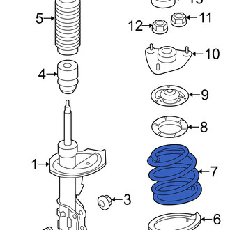 Hyundai OE - Front Coil Spring