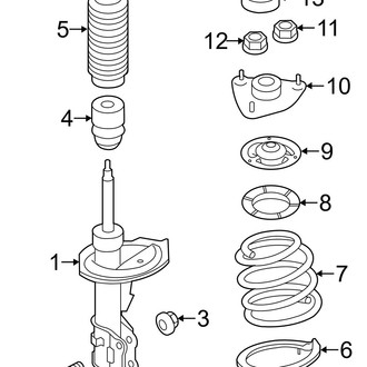 Hyundai OE - Front Suspension - Struts & Components