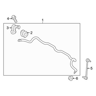Hyundai OE - Front Suspension - Stabilizer Bar & Components