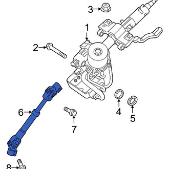 Hyundai OE - Lower Steering Shaft