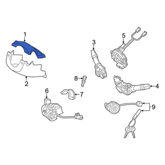 Hyundai OE - Upper Steering Column Cover
