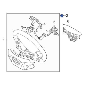 Hyundai OE - Steering Wheel Nut