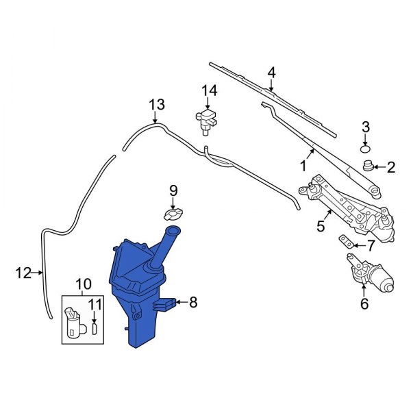 Washer Fluid Reservoir