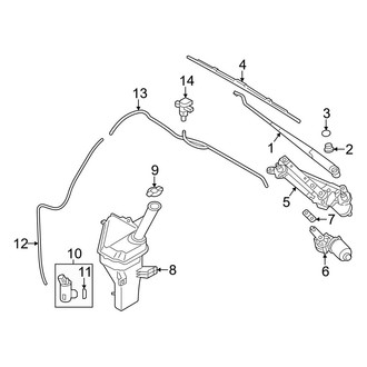 Hyundai OE - Windshield - Wiper & Washer Components