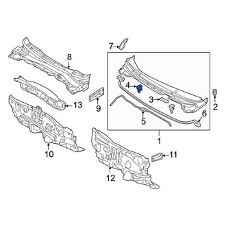Hyundai OE - Front Windshield Washer Nozzle